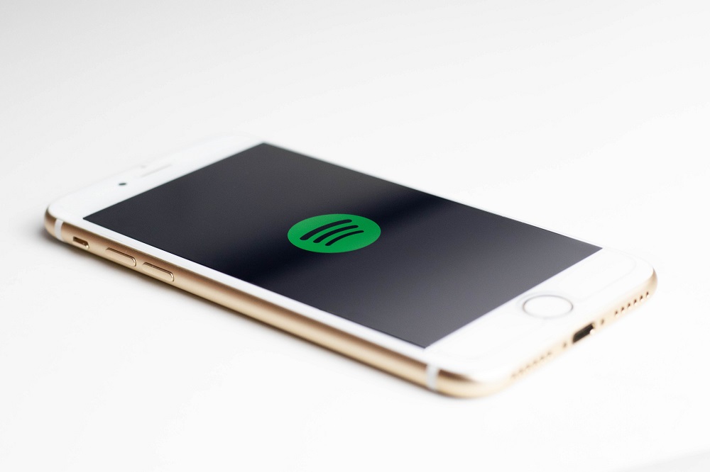 Spotify logo på Iphone